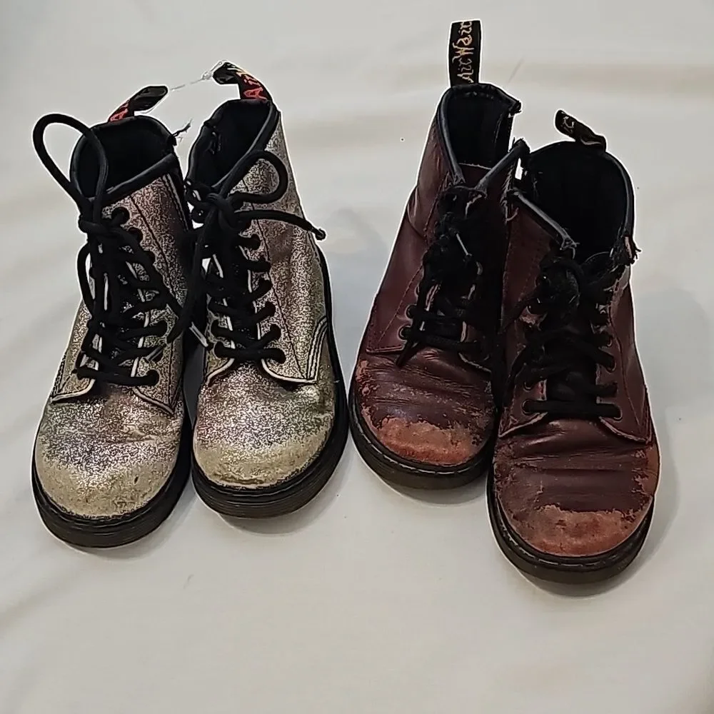 Dr. martens girls boots size 11 lot of 2